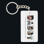 Modern Daddy Photo Collage, Father Gift Keepsake Keychain<br><div class="desc">This is a keychain with a photo collage that spells out the word DADDY along with a custom message. This is the perfect gift for dad for father’s day,  his birthday or Christmas.</div>
