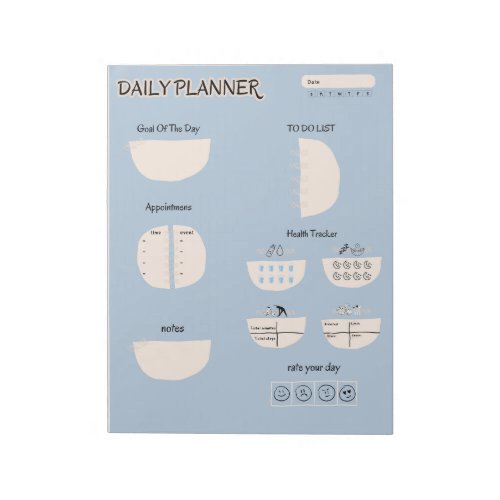 Modern Daily Planner Notes  To Do List 
