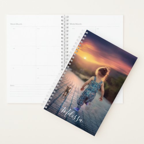 Modern Daily Weekly Yearly  Add YOUR PHOTO Planner