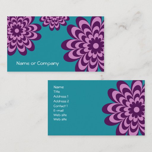 Customizable Modern Retro Business Card or Networking Card