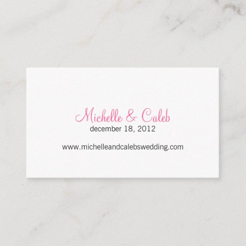 modern daisy wedding website business card template