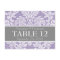 Modern Damask Pattern Wedding Table Numbers