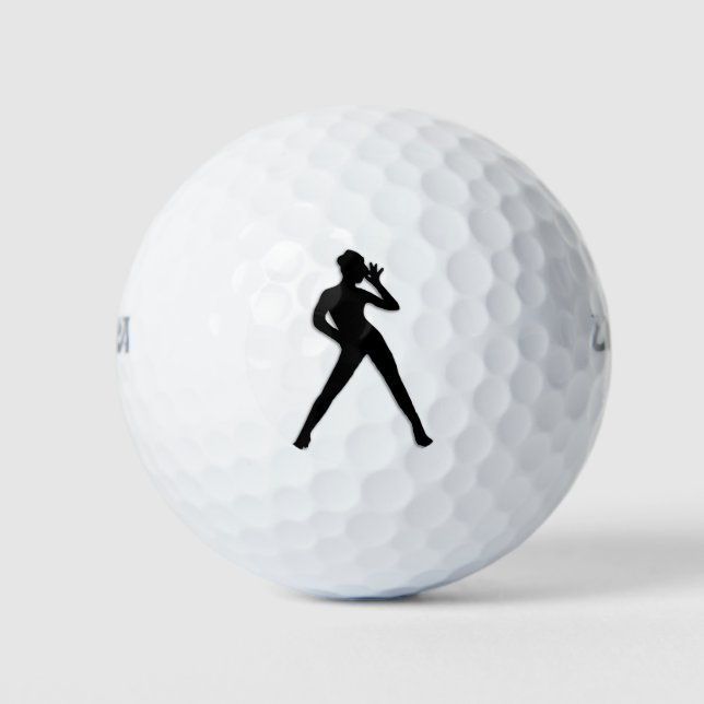 Modern Dance Golf Balls (Front)