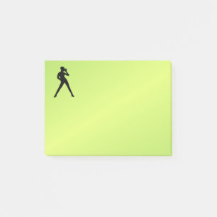 Modern Dance Green Post-it Notes
