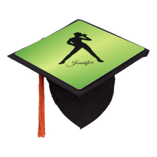 Modern Dance with Name  Graduation Cap Topper
