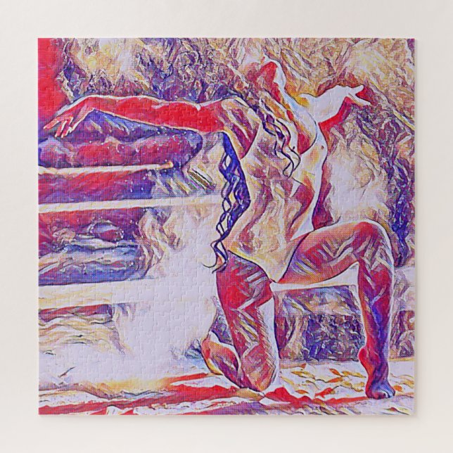 Modern Dancer Passion for Dance Jigsaw Puzzle (Vertical)
