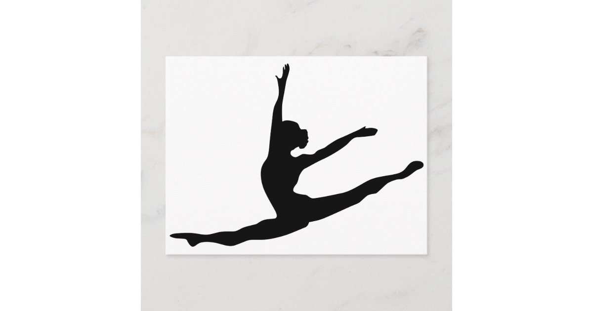 Modern Dancer Postcard | Zazzle