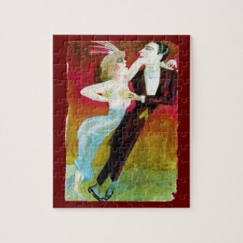 Modern Dancing Couple By Otto Dix Jigsaw Puzzle by FaerieRita at Zazzle