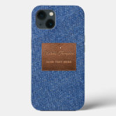 Blue Jean Patches iPhone Case