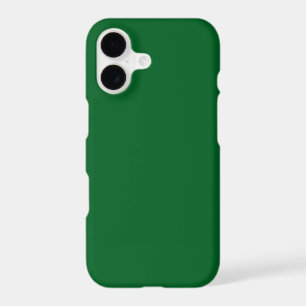 Modern Dark Forest Green Solid Color iPhone 17 Case