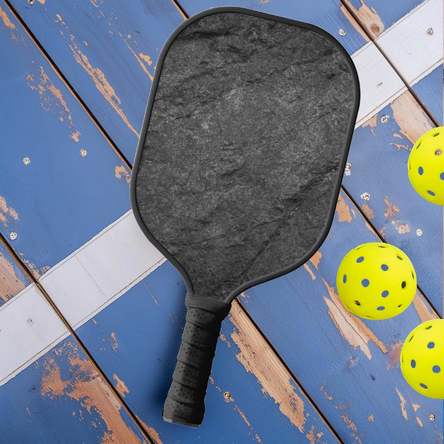 Modern Dark Granite Stone  Pickleball Paddle (Creator Uploaded)