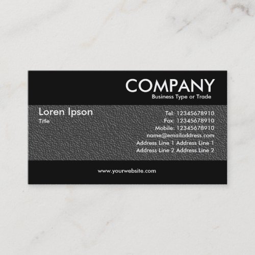 Modern - Dark Gray Embossed Texture Business Cards