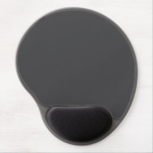 Modern Dark Grey Mouse Pad with Gel Rest