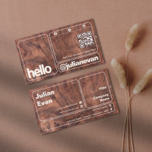 Modern Dark Shade Wood Grain Bold Typography Hello