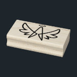modern day angel art stamp<br><div class="desc">A rubber art stamp of a modern day angel.  And don't forget you can customize.</div>
