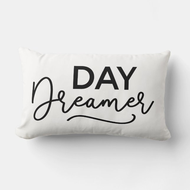 Modern Day Dreamer Lumbar Pillow (Front)