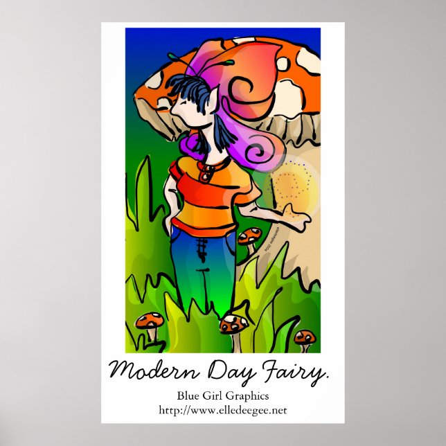 Modern Day Faerie Poster Print (Front)