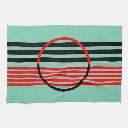 Modern Day Kitchen Towel With Art Deco Style