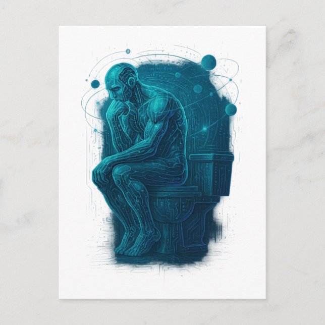 Modern Day Thinker Postcard (Front)