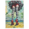 Modern Day Wickedly Stylish Witch Decoupage Paper
