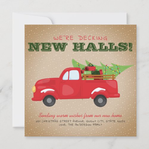 Modern Decking New Halls Christmas Truck Moving Announcement