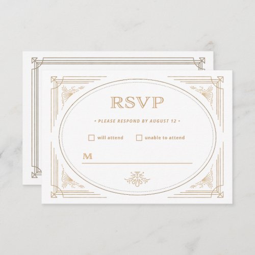 Modern Deco | Elegant Gold and White Wedding