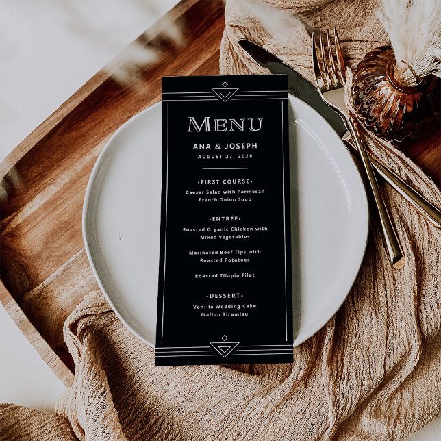 Modern Deco | Rich Black Menu (Creator Uploaded)