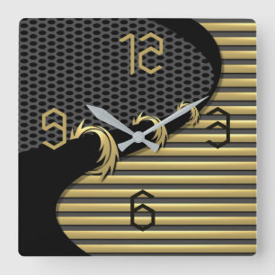 Modern Deco Square Wall Clock