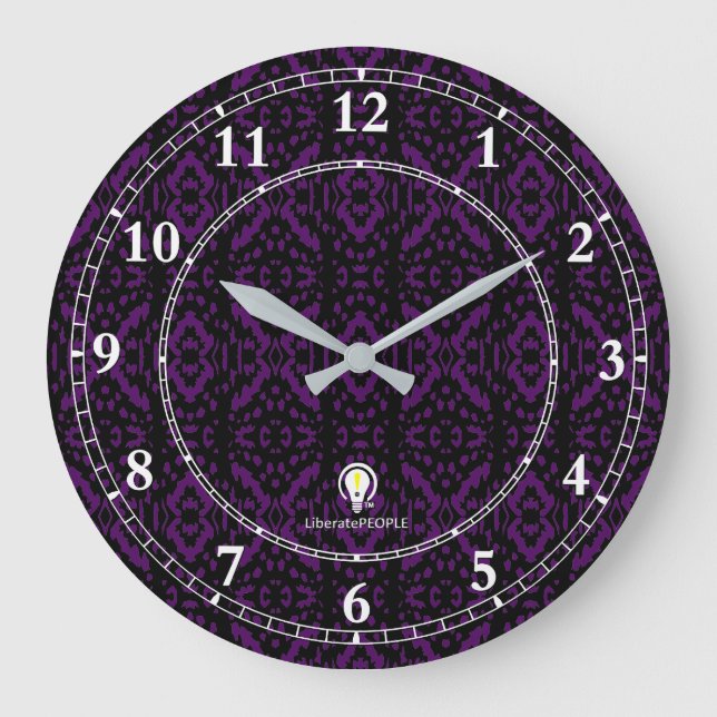 Modern Decorated Designer#20 Wall Clock Buy Online (Front)