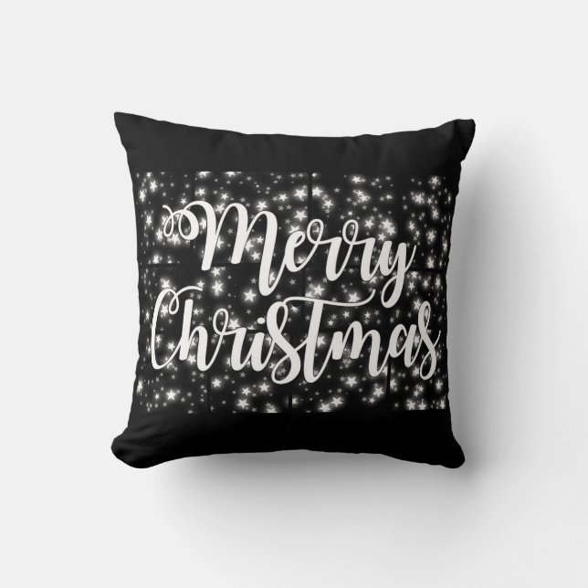 Modern Decorative Christmas Throw Pillow (Front)