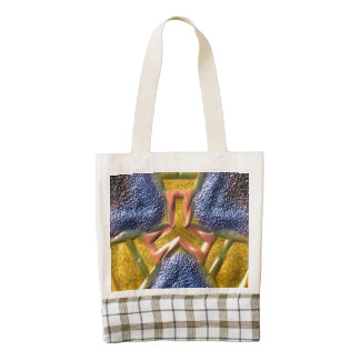 Modern decorative cool pattern zazzle HEART tote bag