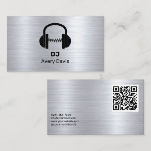 Modern Deejay DJ Music Beat Professional Business Card