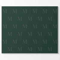 Solid deep forest green wrapping paper | Zazzle