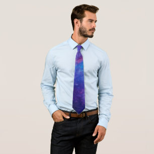 Modern Deep Space Background Neck Tie