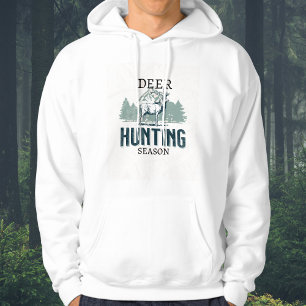 Modern Deer Hunting Season Personalize Hoodie