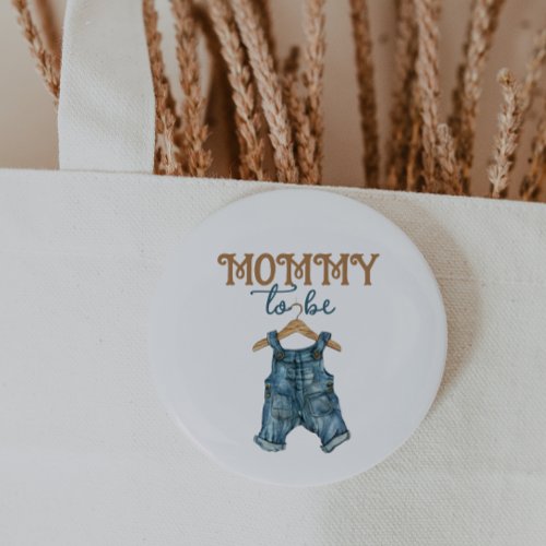 Modern Denim Boy Blue Jean Baby Shower