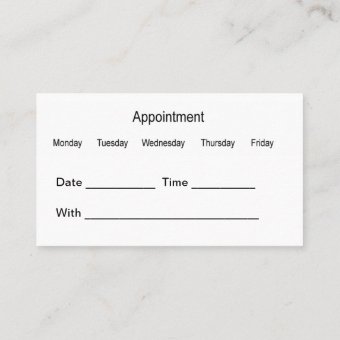 Modern Dentist Appointment Business Card Template Zazzle   Modern Dentist Appointment Business Card Template R9e0f32b0eafb4cde99f60a2358d1d9be Tcvcm 340 