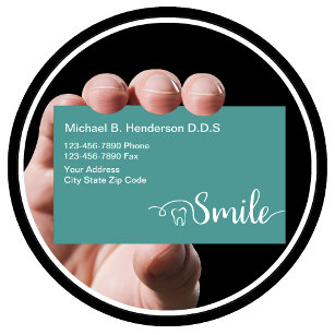 Modern Dentist Businesscards Business Card