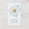 Modern Dentist gold Tooth Logo Business Card