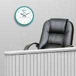 Modern Dentist Office Editable Waiting Room Clocks<br><div class="desc">Edit this Dentist office wall decor clock created with a modern Dentist office tooth logo you can leave in place or replace and text you can edit with the name of the dental professional,  name of your dentistry industry service,  or a slogan. Designed on high quality acrylic.</div>