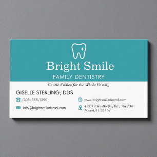 Modern Dentistry Dental Office  Business Card