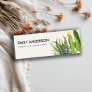 MODERN DESERT CACTUS FLORAL GARDEN WATERCOLOR NAME TAG