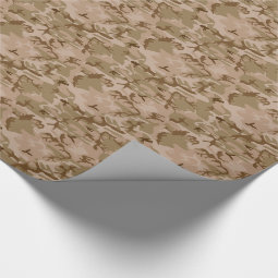 Modern Desert Military Camo Camouflage Wrapping Paper | Zazzle