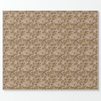 Desert DBDU Camo Wrapping paper sheets - Liberty Maniacs