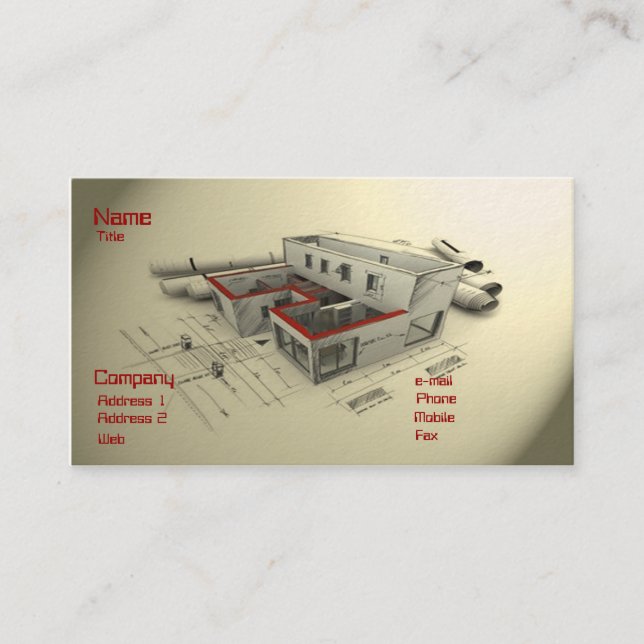 Modern Desig Projects Business Card (Front)