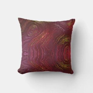 Modern design abstract marble throw pillow