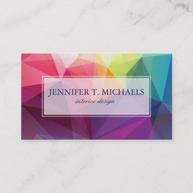 Modern Design Business Card (Front)