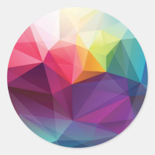 Modern Design Classic Round Sticker