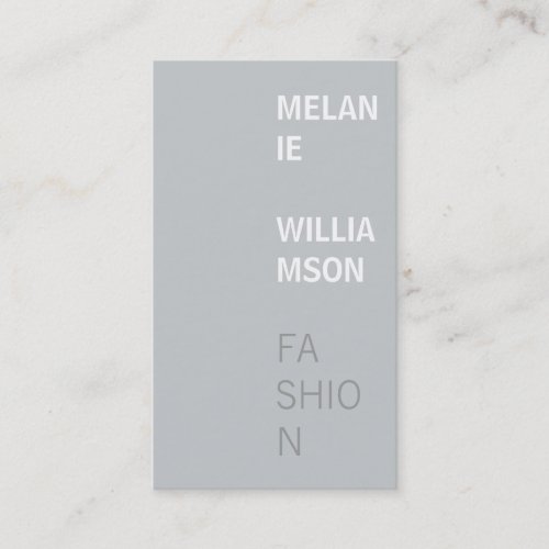 Modern Design gainsboro grey Business Card