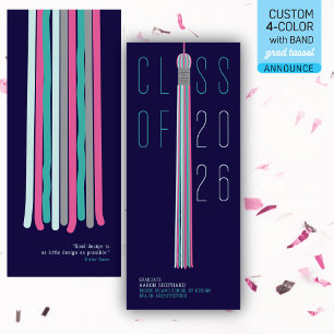 Modern Design Graduation Announcement Color-Edit